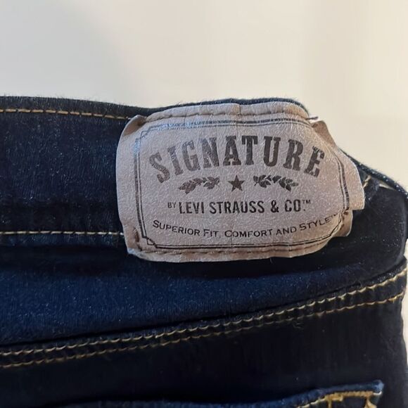 Levi Strauss Signature boys size 10 athletic adjustable jeans. - Picture 3 of 6